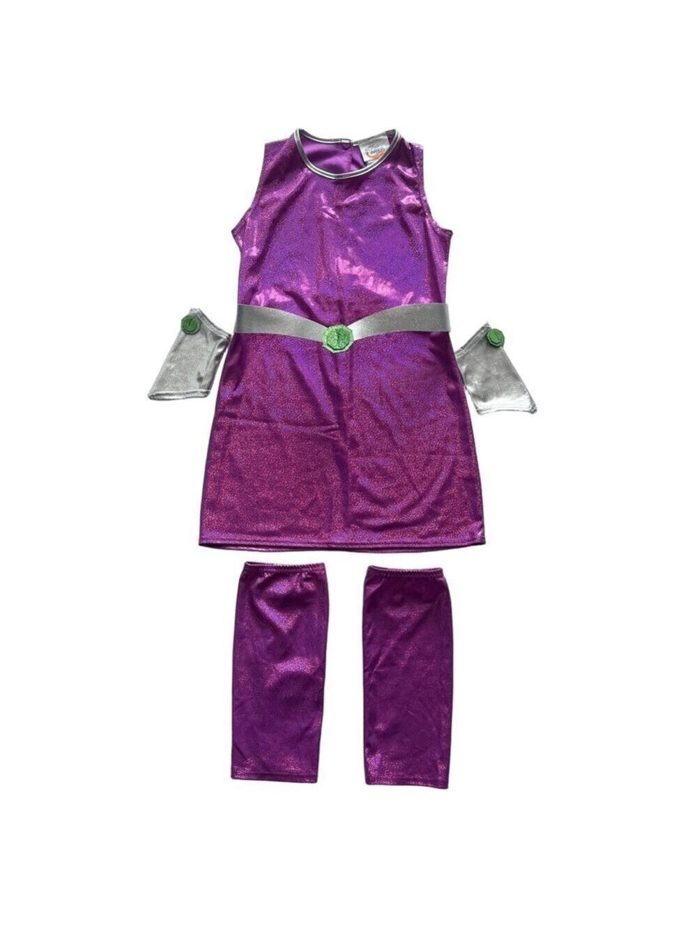 DC Comics DC Superhero Deluxe Starfire Teen Titans Girls Costume Large 10-12 - Picture 11 of 11